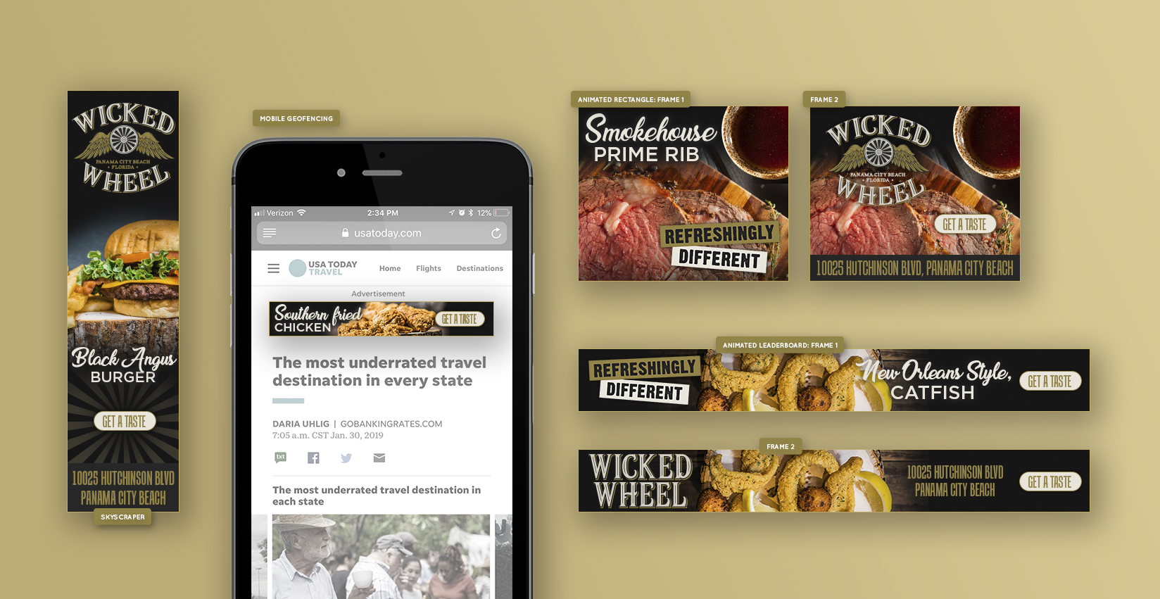 Refreshingly Different Digital Campaign for The Wicked Wheel ADDY award submission.