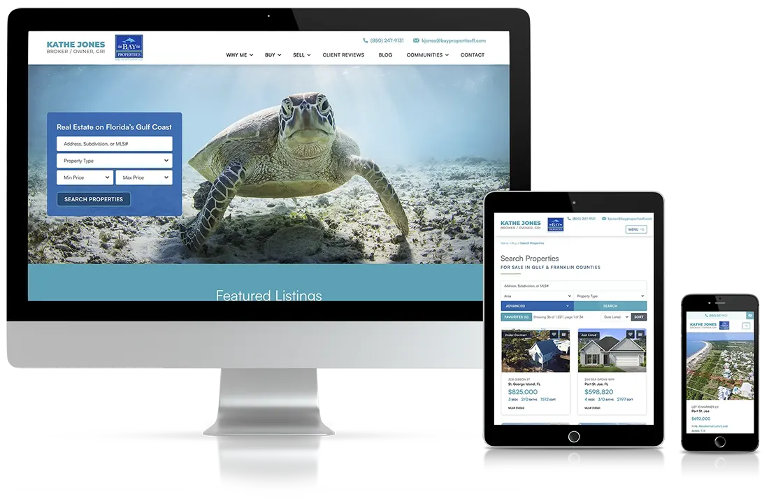 Bay Properties Website Mockup
