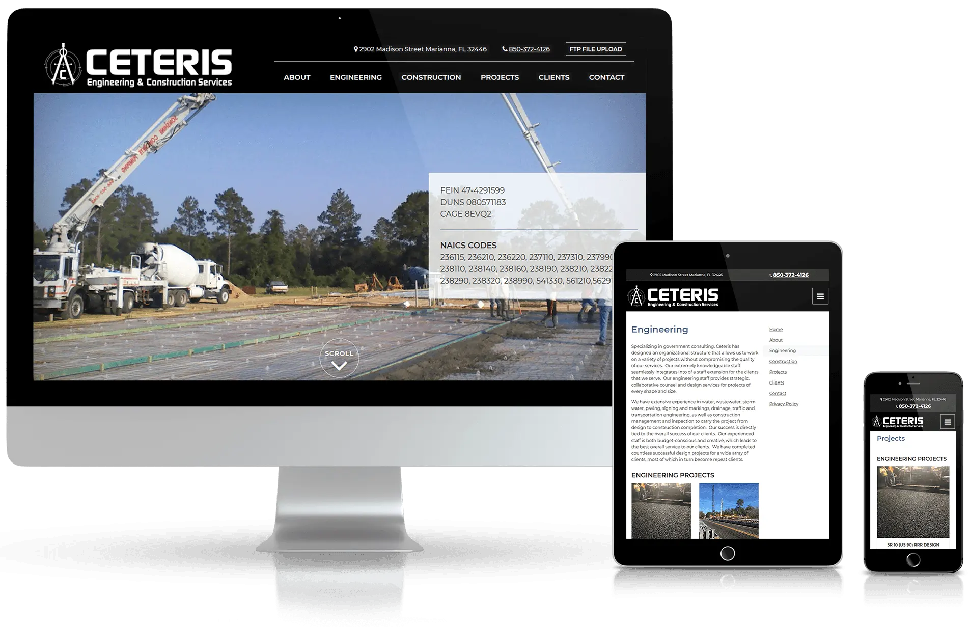 Website design for Ceteris