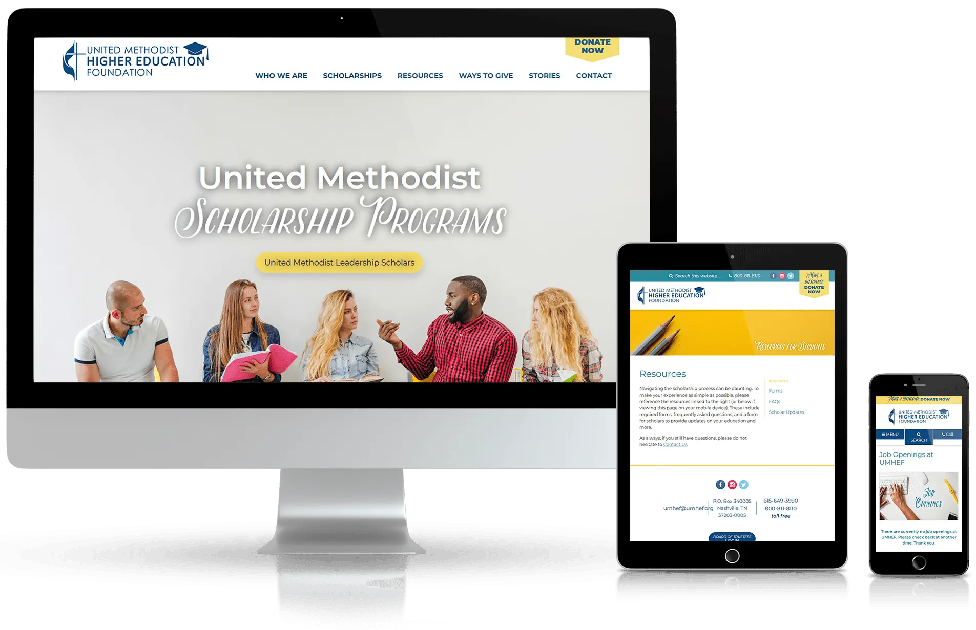 Website design for UMHEF