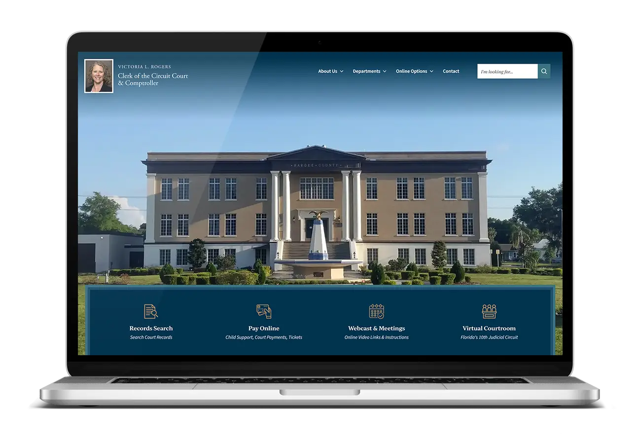 Hardee Clerk of Court Mockup
