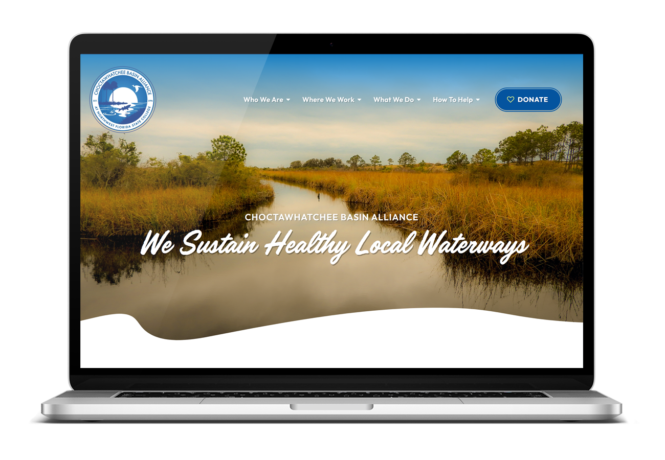 Choctawhatchee Basin Alliance Laptop Mockup